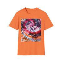 HARDCORE HARMONY: Smash Style Tie-Dye Vibe Unisex Softstyle T-Shirt, Party Wear, Music Festival Shirt, Summer Clothing, Gift for Him/Her