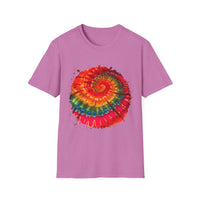Fuchsia Frenzy 2:  Vibrant Tie-Dye T-Shirt for Fun & Relaxation, Summer Vibes, Festival Wear, Unisex Fashion, Gift for Friends