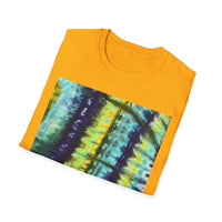 ALLIGATOR ALLEY: Reptile inspired, Vibrant Tie-Dye Unisex T-Shirt, Boho Style Tee, Summer Outfit, Festival Wear, Gift for Her, Unique Graphic Shirt