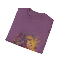 Amber Prerogative 2:  Colorful Splash Unisex Softstyle T-Shirt, Casual Wear, Gift for Art Lovers, Summer Fashion, Vibrant Graphic Tee