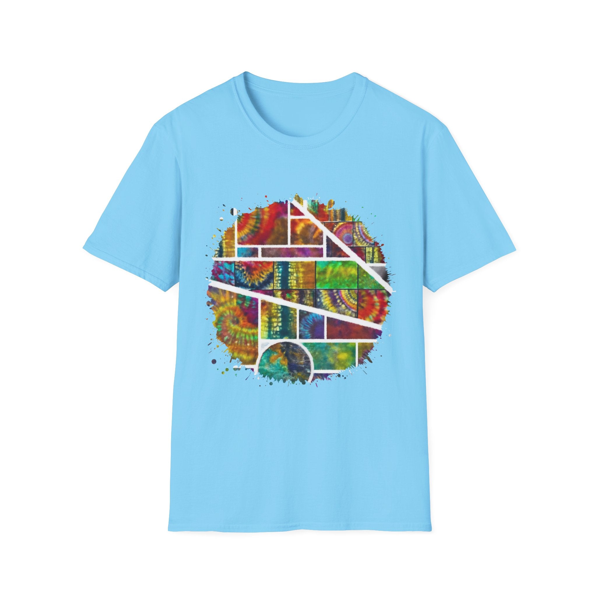San Mateo Magic 2:  Vibrant Artistic Unisex T-Shirt, Colorful Graphic Tee, Trendy Casual Shirt, Unique Gift for Art Lovers, Summer Essential