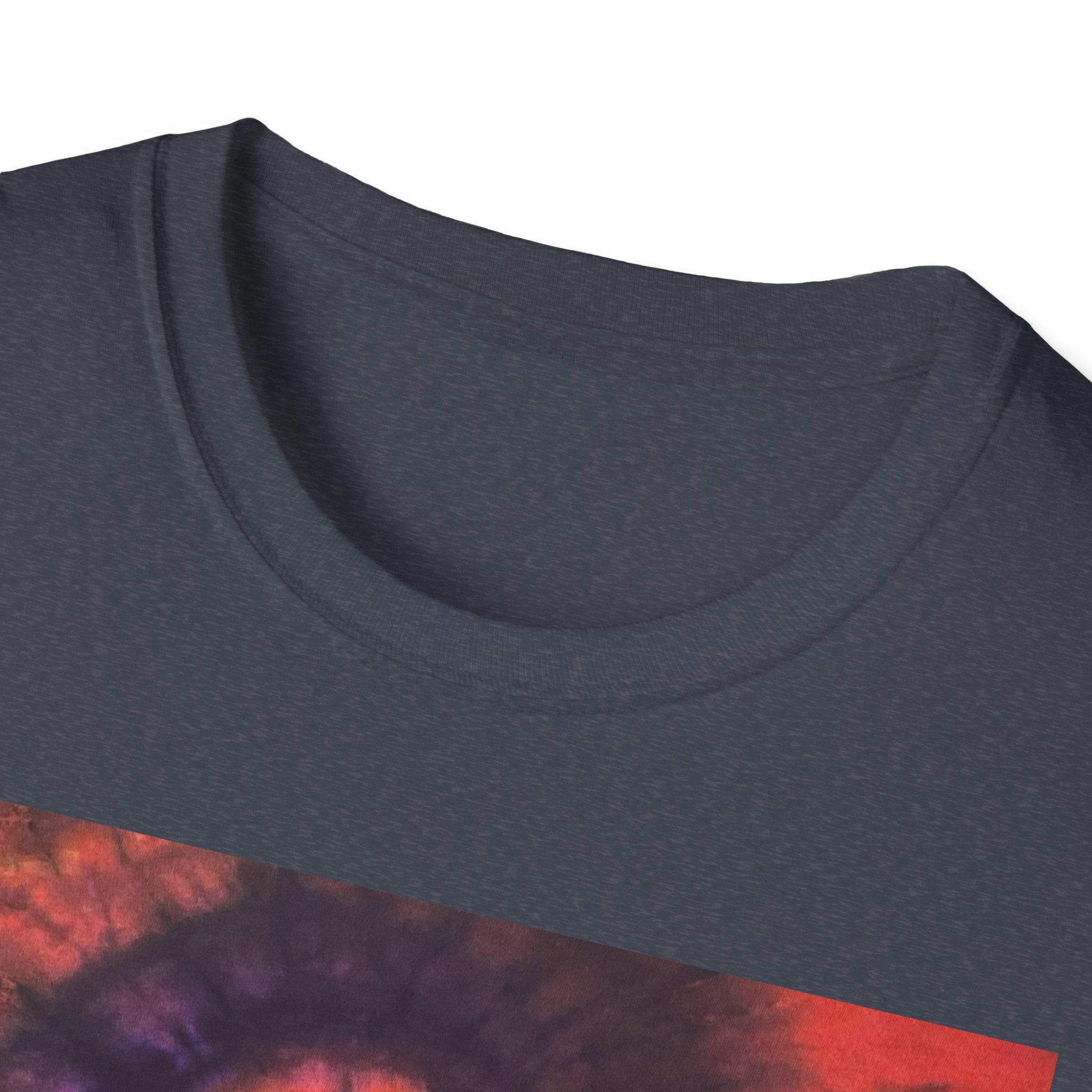 POWER BALL BLISS: Vibrant swirl Tie-Dye Unisex Softstyle T-Shirt, Summer Festival Tee, Bohemian Apparel, Gift for Friends, Unique Graphic Shirt