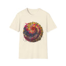 Desert Rose 2:  Vibrant Tie-Dye T-Shirt, Unisex Softstyle Tee, Boho Chic Shirt, Casual Wear, Perfect for Summer Festivals, Gift for Friends