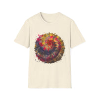 Desert Rose 2:  Vibrant Tie-Dye T-Shirt, Unisex Softstyle Tee, Boho Chic Shirt, Casual Wear, Perfect for Summer Festivals, Gift for Friends