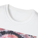 TANGERINE TIGER: Spotted swirl Colorful Tie-Dye Unisex Softstyle T-Shirt, Festival Wear, Casual Outfit, Gift for Her, Summer Vibes, Boho Style