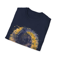 ECLIPSE: Blindside eclipse inspired, Tie-Dye Unisex Softstyle T-Shirt | Comfortable Casual Tee, Unique Graphic Shirt, Trendy Summer Wear, Gift for Her and Him