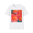 RIPPLE: Koi pond inspired ripple swirl style, Tie-Dye Unisex Softstyle T-Shirt, Bohemian Tee, Summer Vibes Shirt, Festival Wear, Gift for Her, Unique Tie Dye Fashion