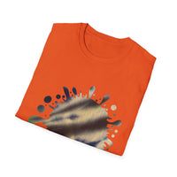 Variance 2:  Splash Art Unisex Softstyle T-Shirt | Creative Casual Tee for Art Lovers, Unique Gift for Birthdays, Art Parties, Everyday Wear