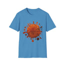 QUASAR:  Galaxy style yet with earthy color splatter, Artistic Splatter T-Shirt - Casual Wear, Graphic Tee, Unique Gift, Art Lover Apparel, Summer & Festival Fashion