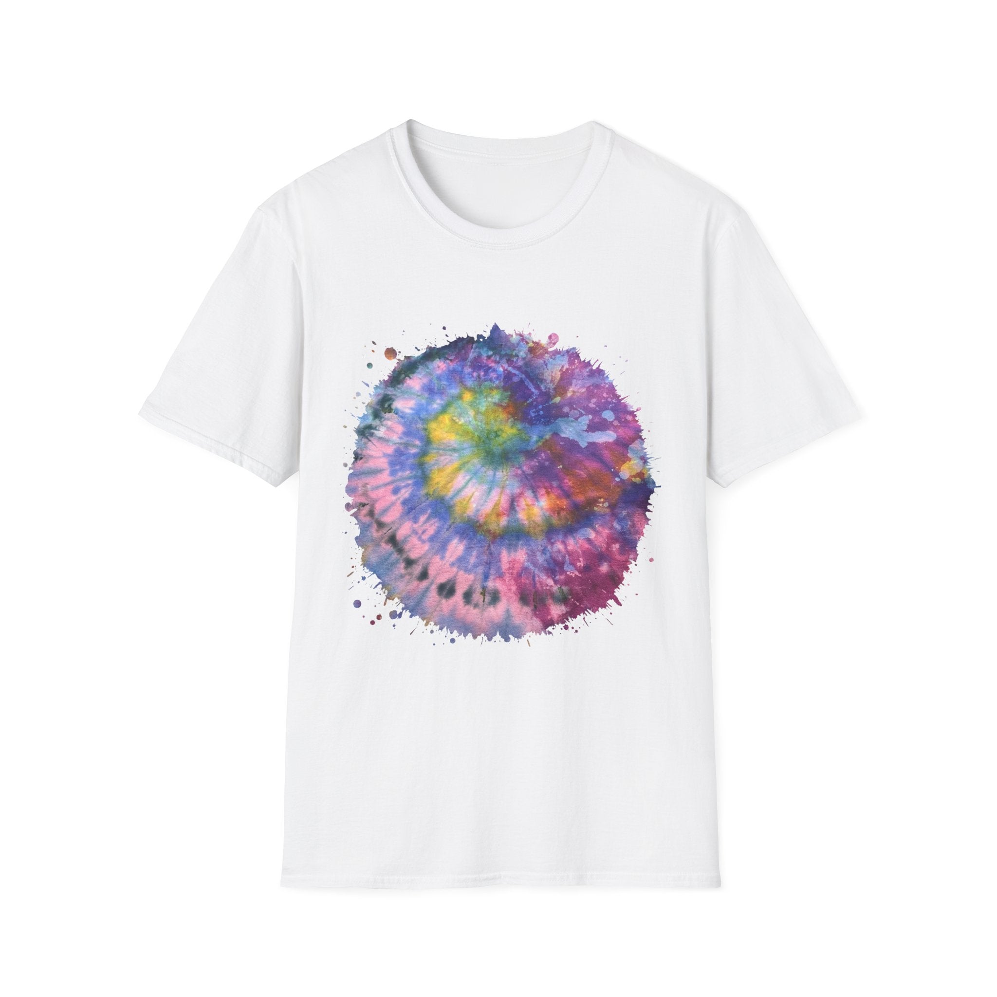 Dragonfly Destiny 2:  Colorful Tie-Dye Unisex T-Shirt, Boho Shirt, Casual Wear, Summer Style, Gift for Her, Festival Fashion, Spiritual Outfit