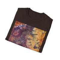AMBER PREROGATIVE: Smash style Bohemian Tie-Dye T-Shirt, Unisex Casual Wear, Summer Festival Top, Gift for Music Lovers, Eco-Friendly Fashion
