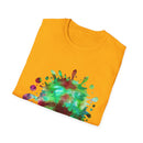 Autumn Infusion 2:  Vibrant Splash T-Shirt - Artsy Graphic Tee for Creatives, Casual Wear, Unique Gift, Summer Style, Colorful Fashion