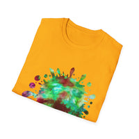 Autumn Infusion 2:  Vibrant Splash T-Shirt - Artsy Graphic Tee for Creatives, Casual Wear, Unique Gift, Summer Style, Colorful Fashion