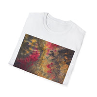SAPPHIRE SCORPION:  Gritty style, Bohemian Tie-Dye T-Shirt, Comfortable Casual Wear, Unique Gift for Friends, Perfect for Festivals, Summer Style, Unisex Fashion