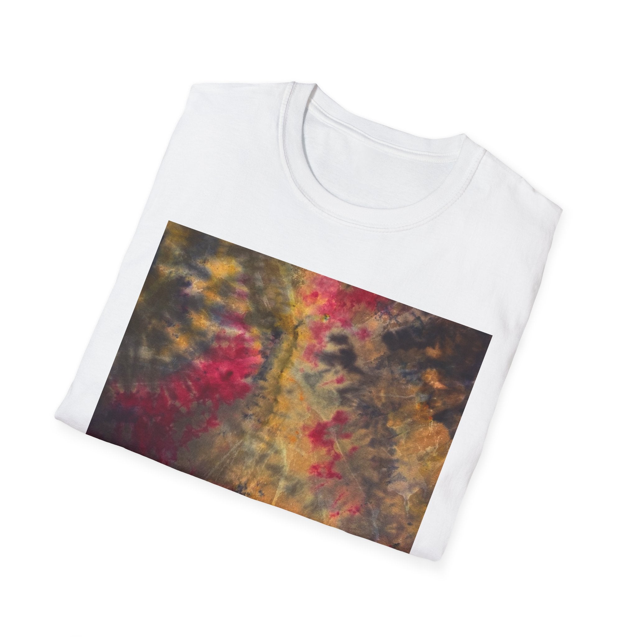 SAPPHIRE SCORPION:  Gritty style, Bohemian Tie-Dye T-Shirt, Comfortable Casual Wear, Unique Gift for Friends, Perfect for Festivals, Summer Style, Unisex Fashion