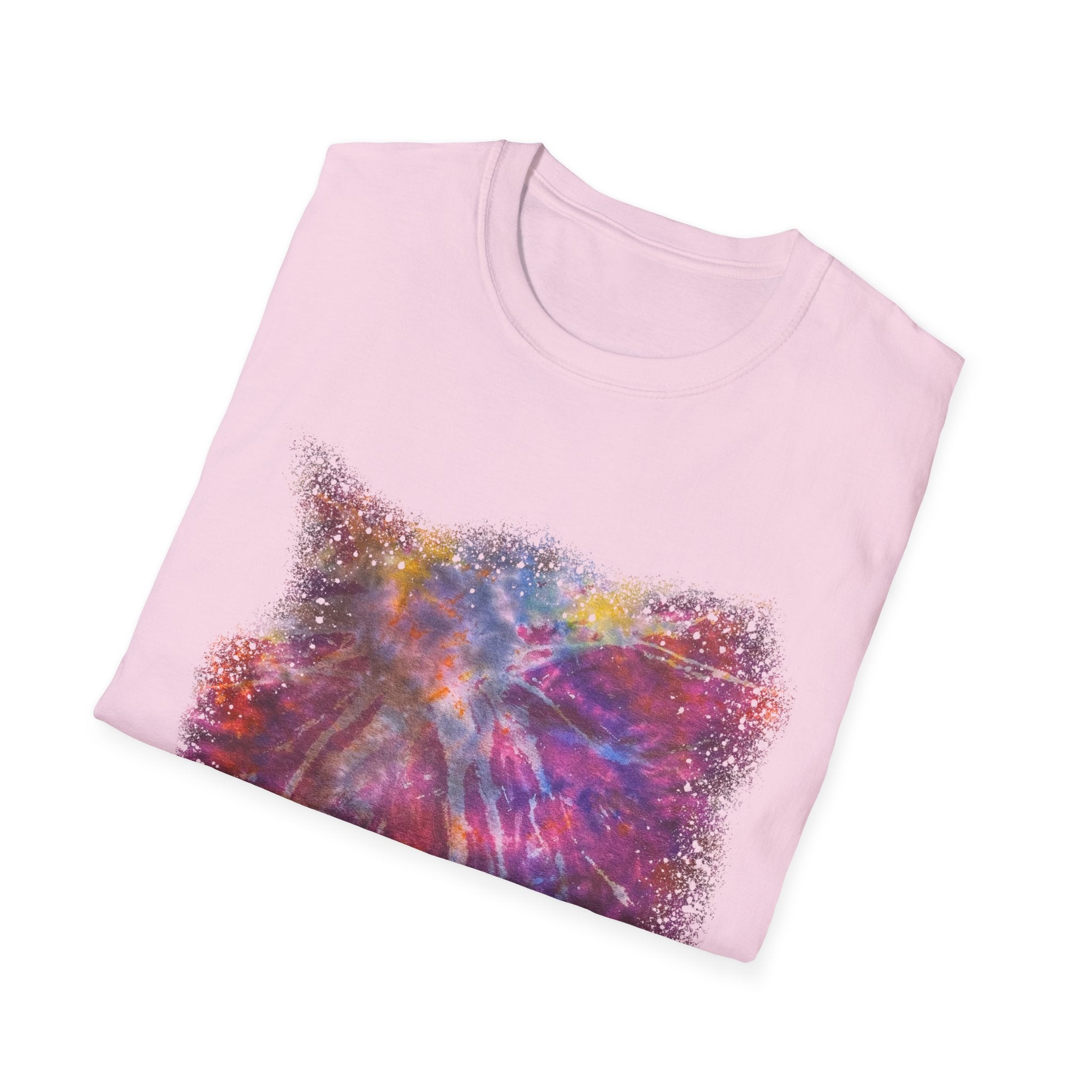 Raspberry Sorbet 2:  Cosmic Vibe Unisex Softstyle T-Shirt | Galaxy Art Tee | Gift for Space Lovers | Festival Wear | Comfortable Casual Tee | Summer Wardrobe