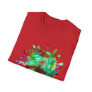 Autumn Infusion 2:  Vibrant Splash T-Shirt - Artsy Graphic Tee for Creatives, Casual Wear, Unique Gift, Summer Style, Colorful Fashion