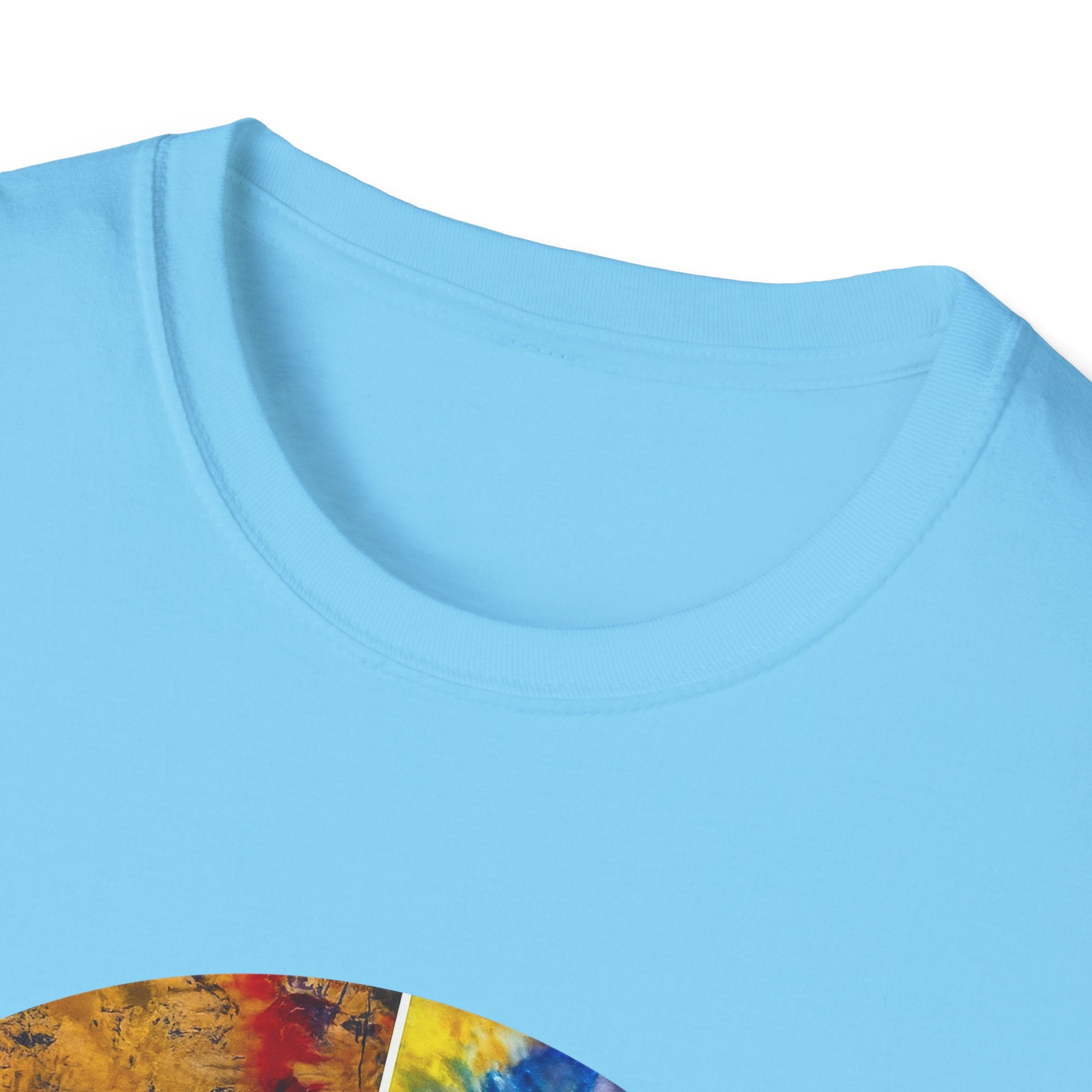 Synchronicity 2:  Colorful Tie-Dye Unisex T-Shirt, Boho Chic Tees, Summer Vibes Shirt, Festival Wear, Gift for Friends, Relaxed Fit Tops