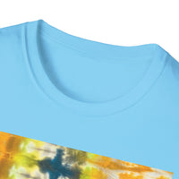 JACOBS LADDER: Bohemian Tie-Dye Unisex T-Shirt, Vibrant Summer Tee, Festival Apparel, Casual Wear, Unique Gift Idea for Friends