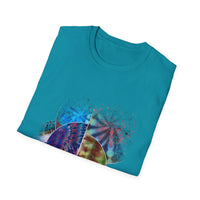 Tenacity 2:  Colorful Tie-Dye Unisex Softstyle T-Shirt, Casual Wear, Gift for Art Lovers, Summer Vibes, Festival Clothing