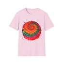 Fuchsia Frenzy 2:  Vibrant Tie-Dye T-Shirt for Fun & Relaxation, Summer Vibes, Festival Wear, Unisex Fashion, Gift for Friends