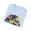 PARAGON 2: Splatter style, jubilee tie dye, Colorful Tie-Dye Unisex Softstyle T-Shirt, Boho Tee, Summer Fashion, Festival Wear, Casual Outfit, Gift Idea