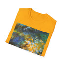 HAWAIIAN HERO: Smash style, mini-swirl tie dye,  Colorful, Unisex Softstyle T-Shirt, Bohemian Tee, Summer Vibe Shirt, Festival Outfit, Casual Wear, Gift Idea