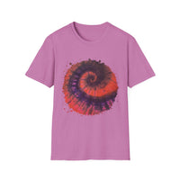 Powerball Bliss 2:  Whimsical Watercolor Spiral T-Shirt, Unisex Tee, Artistic Apparel, Casual Wear, Gift for Art Lovers, Unique Festival Outfit