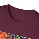 RESILIENCE:  Colorful collage Tie-Dye Unisex T-Shirt, Perfect for Summer Festivals, Casual Wear, Vacation, Gifts, and Artsy Vibes