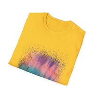 Momentum 2:  Colorful Abstract Unisex T-Shirt | Softstyle Tee for Casual Outings, Gifts, Festivals, Summer Vibes, Daily Wear