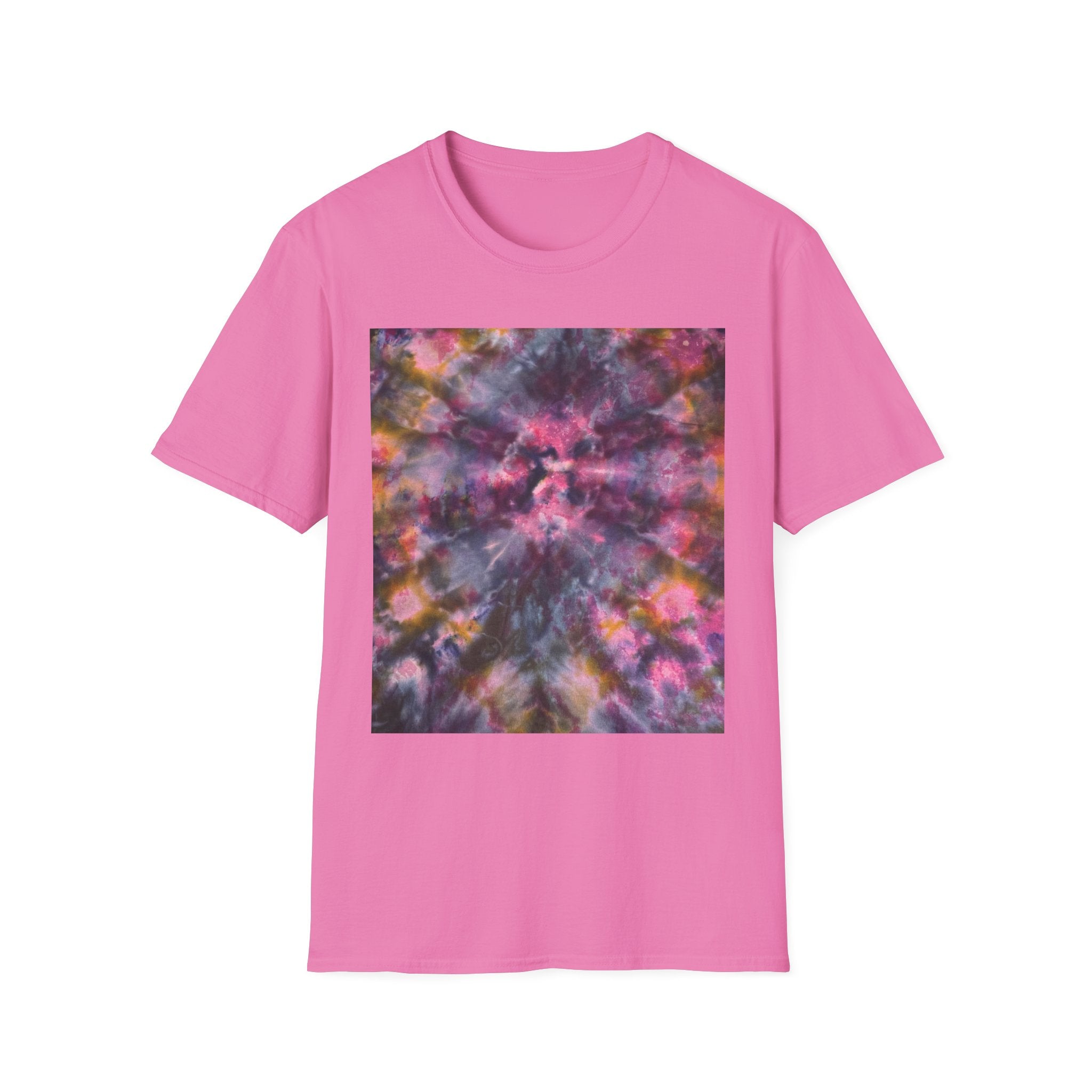 SUN DANCE CITATION: Heavenly Colorful Tie-Dye Unisex Softstyle T-Shirt | Fun Summer Vibe Tee, Festival Wear, Casual Style, Gift for Friends, Unisex Apparel