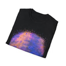 HURRICANE RIDGE: Vibrant Abstract Art T-Shirt | Unisex Softstyle Tee, Casual Wear, Gift for Art Lovers, Summer Vibes, Unique Statement Piece