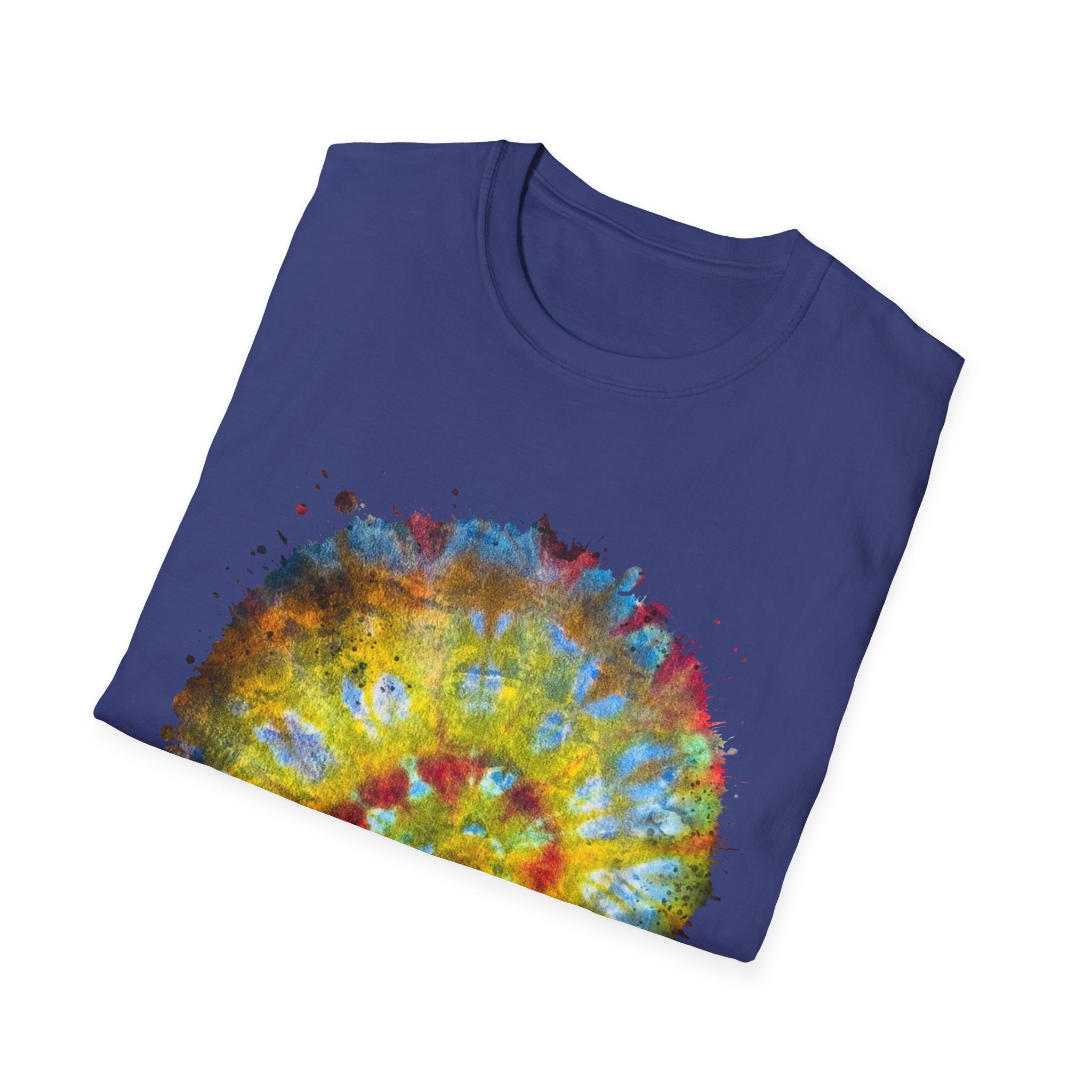 Habanero Helix 2:  Vibrant Tie-Dye Unisex T-Shirt, Retro Graphic Tee, Casual Wear, Unique Gift, Festival Fashion, Summer Apparel