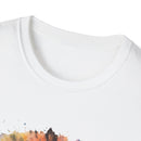 SAND DOLLAR DREAM: Ocean inspired Vibrant Tie-Dye Unisex T-Shirt, Boho Tee, Summer Shirt, Festival Wear, Unique Gift for Music Lovers