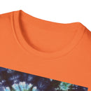 COBALT TORNADO: Tie-Dye Spiral Unisex T-Shirt, Bohemian Style Tee, Festival Apparel, Casual Wear, Gift for Him or Her