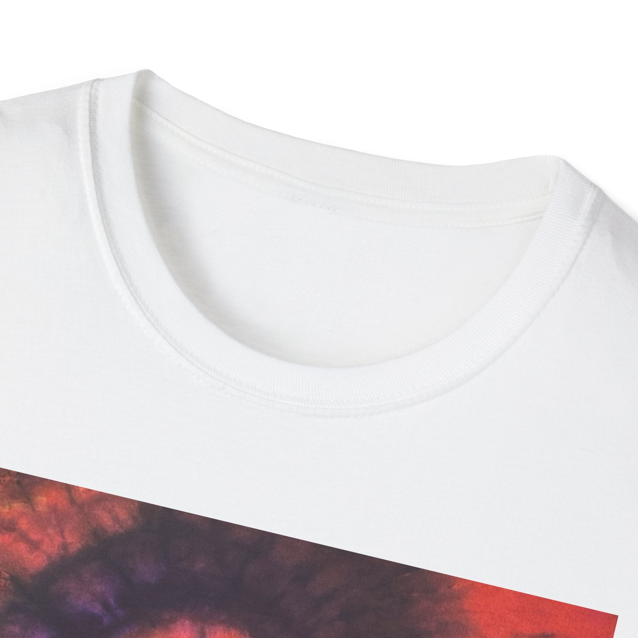 POWER BALL BLISS: Vibrant swirl Tie-Dye Unisex Softstyle T-Shirt, Summer Festival Tee, Bohemian Apparel, Gift for Friends, Unique Graphic Shirt