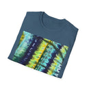 ALLIGATOR ALLEY: Reptile inspired, Vibrant Tie-Dye Unisex T-Shirt, Boho Style Tee, Summer Outfit, Festival Wear, Gift for Her, Unique Graphic Shirt
