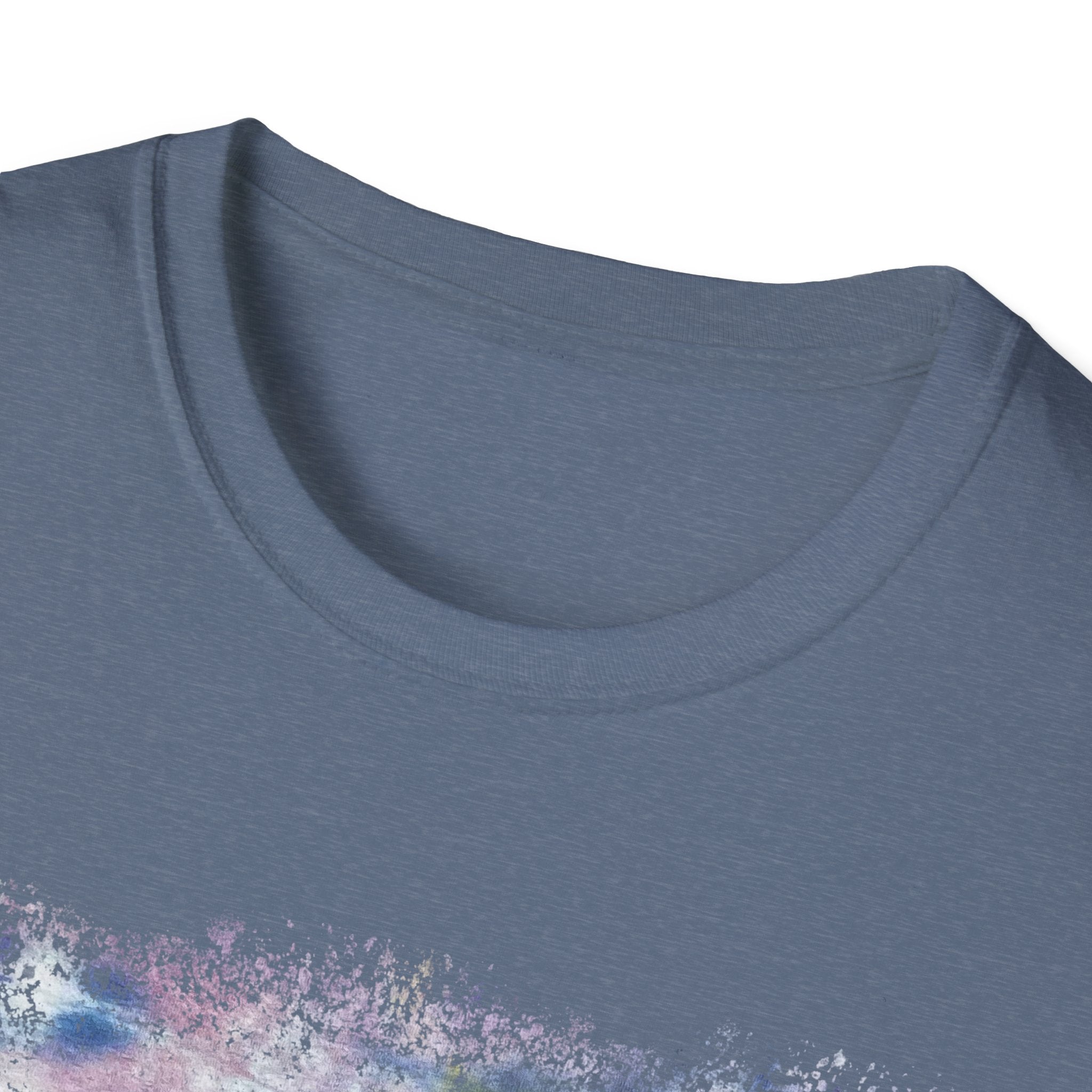 LILAC INFUSION:  Nature inspired Tie-Dye Unisex Softstyle T-Shirt - Boho Chic, Casual Wear, Summer Essential, Festival Outfit, Unique Gift