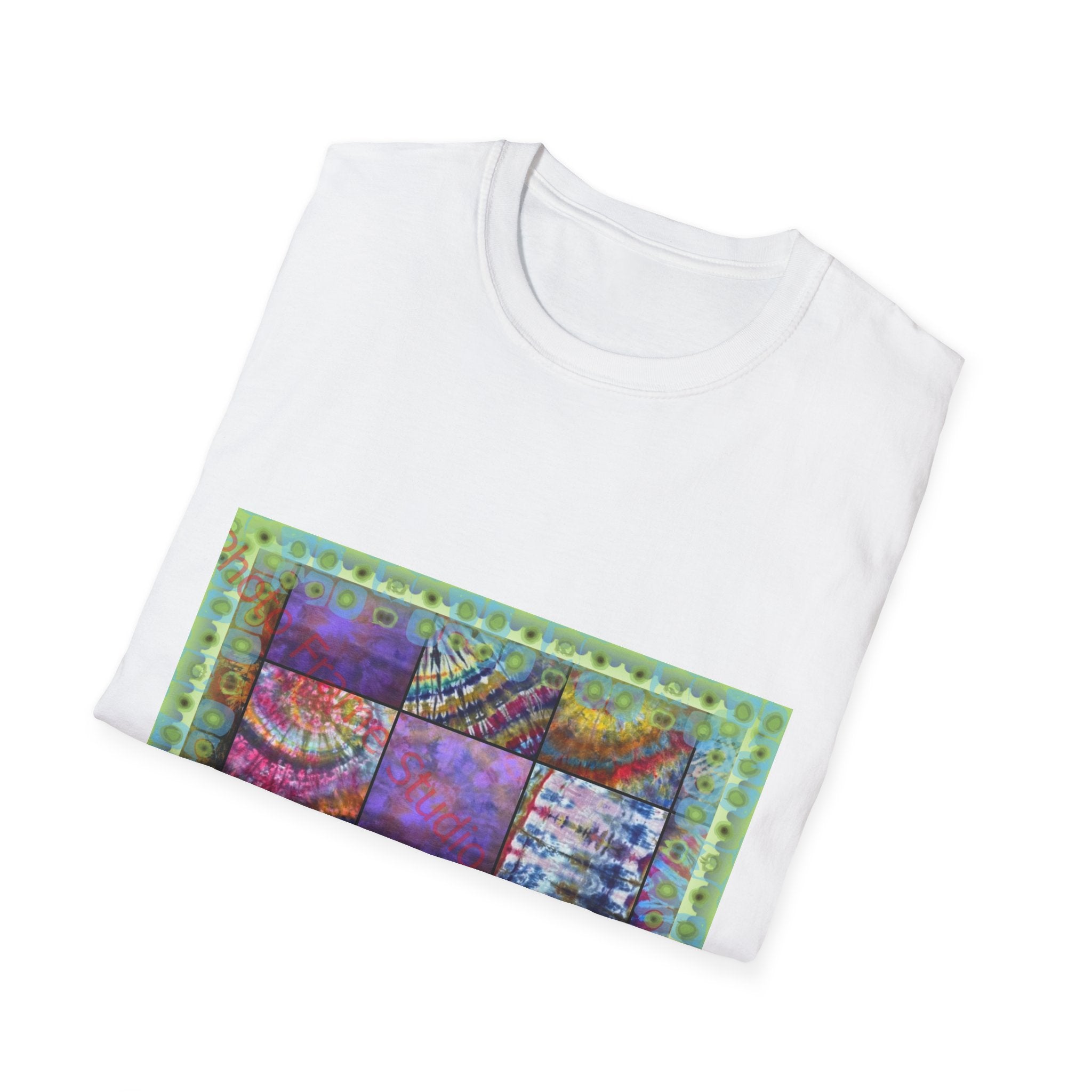 AMBROSIA: Dream inspired tie dye collage,  Softstyle T-Shirt