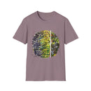 Blueberry Bliss 2:  Nature-Inspired Unisex Softstyle T-Shirt, Graphic Tee, Eco-Friendly Apparel, Earthy Vibe Shirt, Casual Wear, Nature Lover Gift