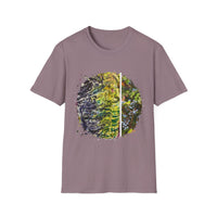 Blueberry Bliss 2:  Nature-Inspired Unisex Softstyle T-Shirt, Graphic Tee, Eco-Friendly Apparel, Earthy Vibe Shirt, Casual Wear, Nature Lover Gift