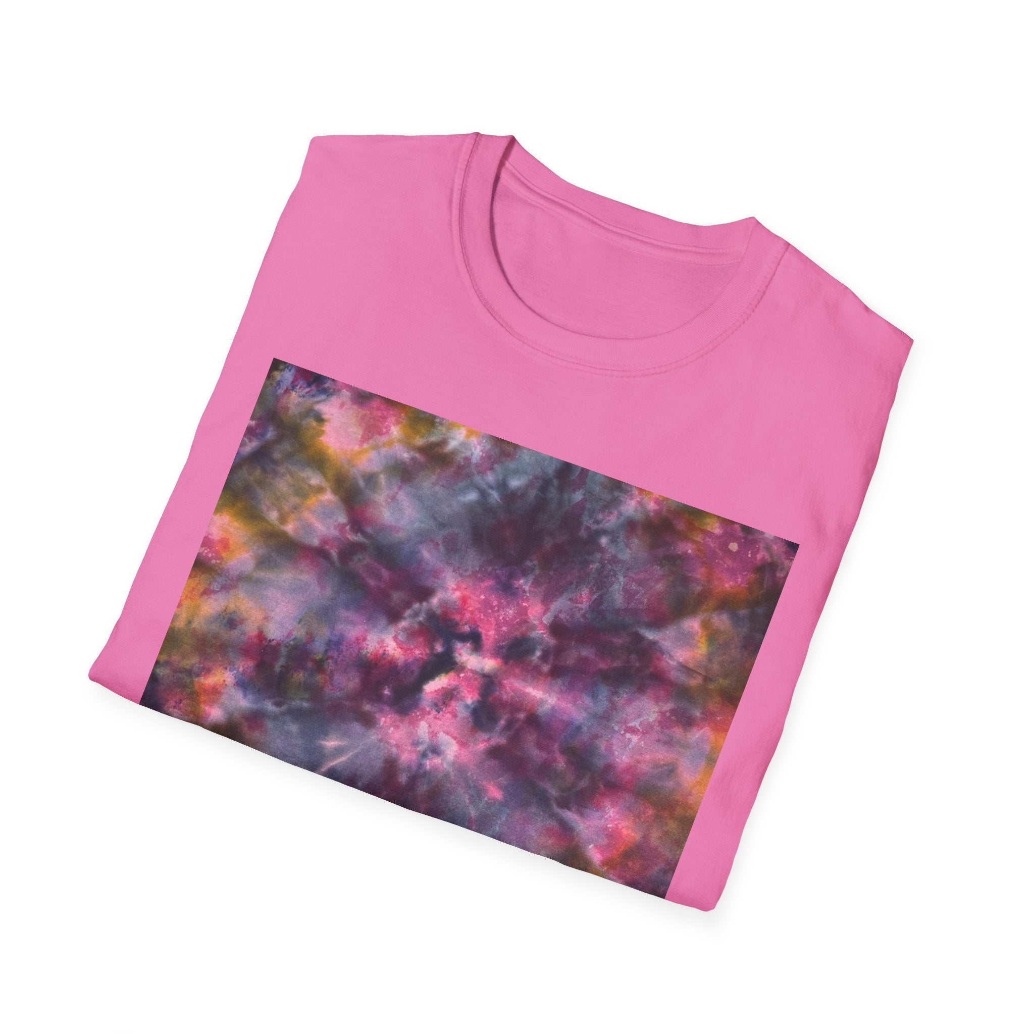 SUN DANCE CITATION: Heavenly Colorful Tie-Dye Unisex Softstyle T-Shirt | Fun Summer Vibe Tee, Festival Wear, Casual Style, Gift for Friends, Unisex Apparel
