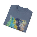 INFLECTION POINT: Monet style Colorful Tie-Dye Unisex Softstyle T-Shirt, Casual Wear, Festival Outfit, Art-Inspired, Everyday Fashion, Gift for Art Lovers