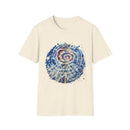 KINETIX:  Dream inspired, Spiritual Tie-Dye T-Shirt, Relaxed Vibes, Unisex Tee, Gift for Yoga Lovers, Bohemian Style, Festival Apparel