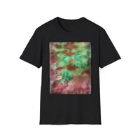 AUTUMN INFUSION: Unisex Monet Tie-Dye Art T-Shirt, Relaxed Comfy Tee, Boho Style Shirt, Perfect Gift for Art Lovers, Festival Wear, Casual Everyday Clothing