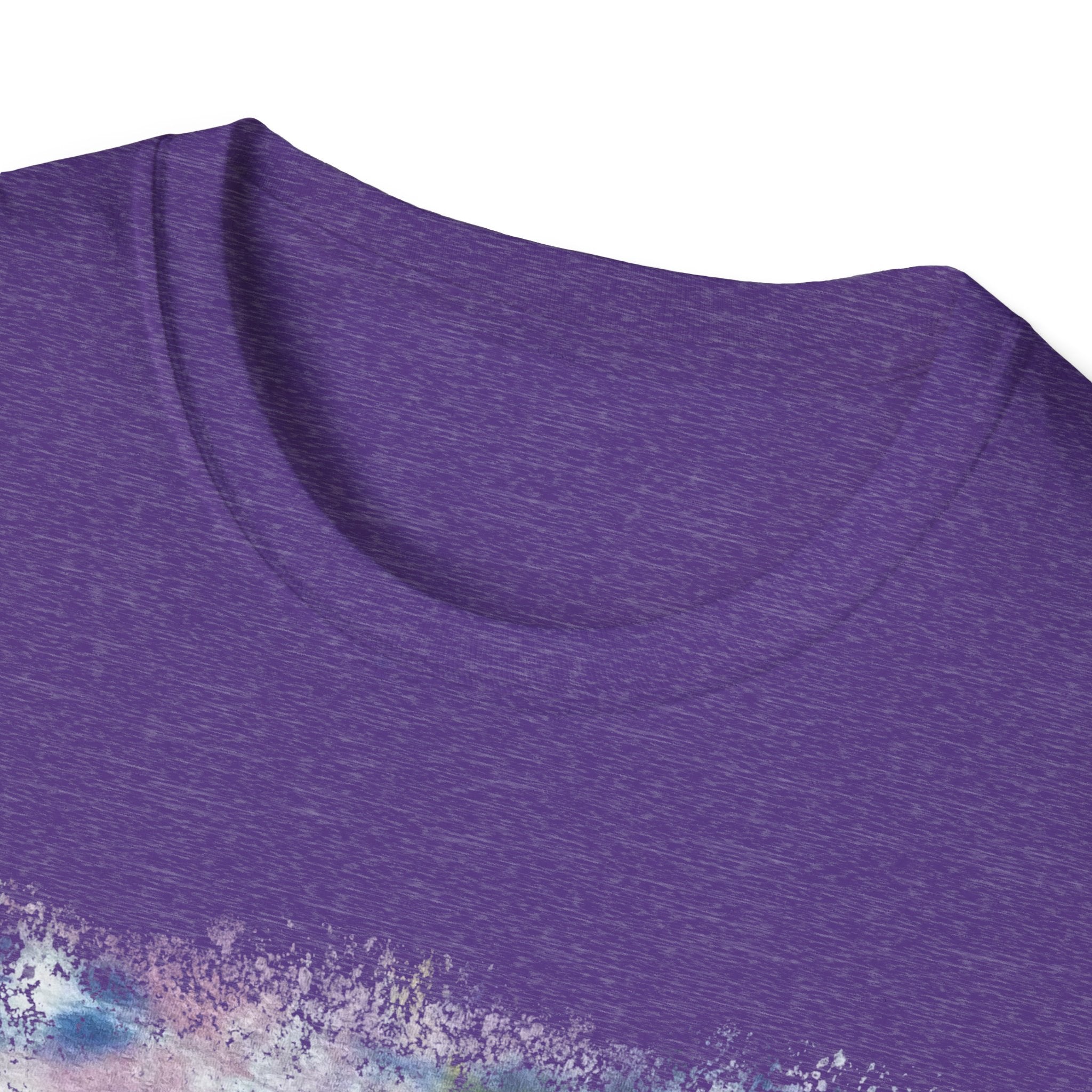 LILAC INFUSION:  Nature inspired Tie-Dye Unisex Softstyle T-Shirt - Boho Chic, Casual Wear, Summer Essential, Festival Outfit, Unique Gift