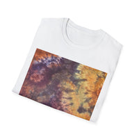 AMBER PREROGATIVE: Smash style Bohemian Tie-Dye T-Shirt, Unisex Casual Wear, Summer Festival Top, Gift for Music Lovers, Eco-Friendly Fashion