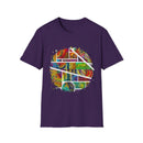 San Mateo Magic 2:  Vibrant Artistic Unisex T-Shirt, Colorful Graphic Tee, Trendy Casual Shirt, Unique Gift for Art Lovers, Summer Essential