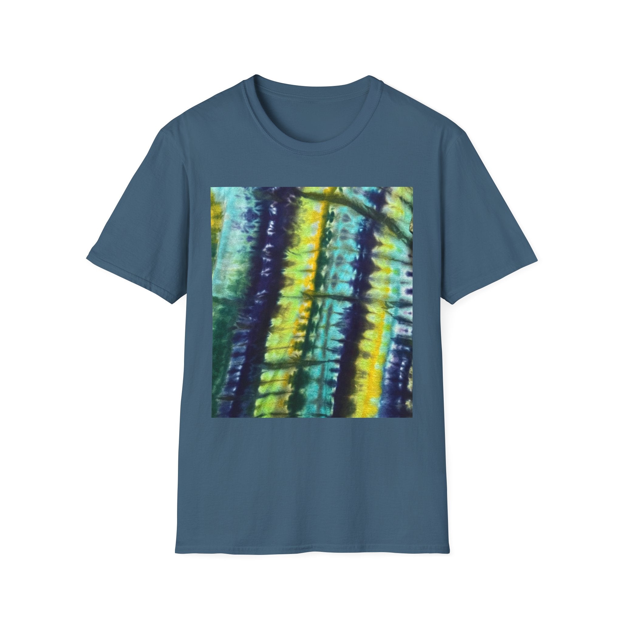 ALLIGATOR ALLEY: Reptile inspired, Vibrant Tie-Dye Unisex T-Shirt, Boho Style Tee, Summer Outfit, Festival Wear, Gift for Her, Unique Graphic Shirt