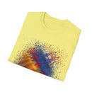 INTUITION:  Sunrise inspired, Vibrant Tie-Dye Unisex Softstyle T-Shirt | Comfortable Casual Wear, Gift Idea for Summer, Music Festivals, Retro Vibes, Unisex Apparel